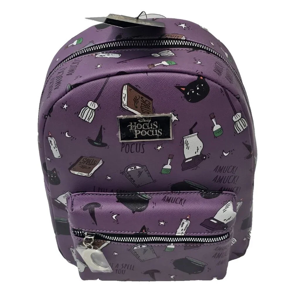 Disney Hocus Pocus Icons Mini Backpack Bioworld NWT